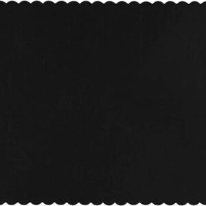 Jumbo Plastic Table Rolls - 1 Roll or 4 Rolls/Case - Black