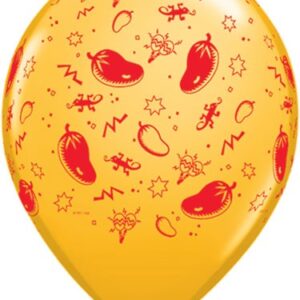 11" Chili Pepper Balloons - 144 Balloons/Bag