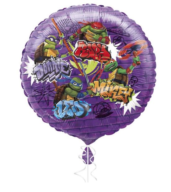 Teenage Mutant Ninja Turtles Mayhem 18" Mylar Balloon - 1 Balloon/Pack or 5 Balloons/Case