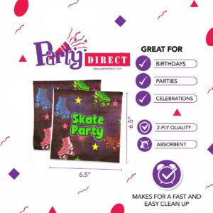 Skate Party Luncheon Napkins - 50 Napkins/Pack or 1,000 Napkins/Case