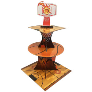 Basketball Cupcake Stand - 1 Cupcake Stand