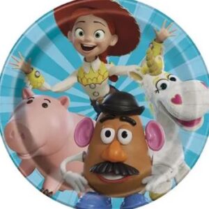 Toy Story 4, Blue 7" Plates - 8 Plates/Pack