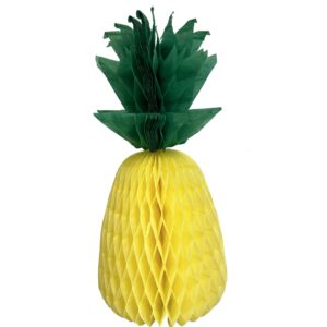 14" Pineapple, Honeycomb Centerpiece - 1 Centerpiece