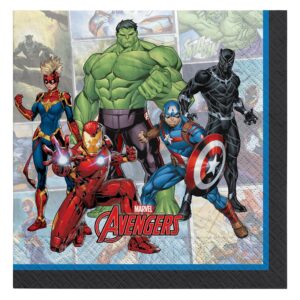 Marvel Avengers - Powers Unite Luncheon Napkins - 16 Napkins/Pack