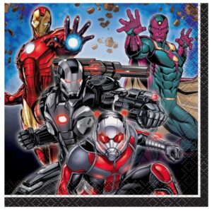 Marvel Avengers Beverage Napkins - 16 Napkins/Pack