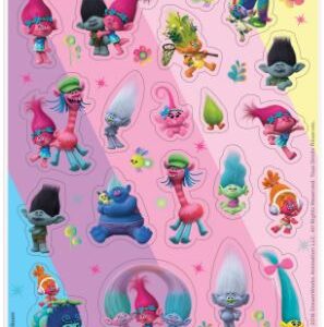 Trolls Sticker Sheets - 4 Sheets/Pack or 48 Sheets/Case