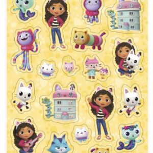 Gabby's Dollhouse Sticker Sheets - 4 Sheets/Pack or 48 Sheets/Case