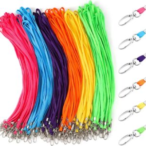 Assorted Color Lanyards - 10 Lanyards/Pack