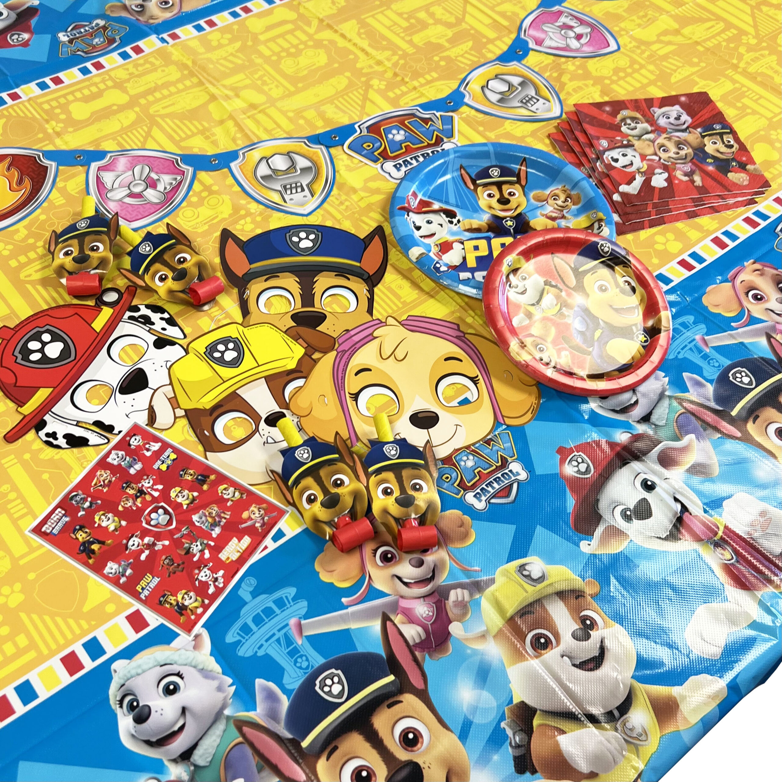 Paw Patrol Party Masks - 8 Masks/Pack or 96 Masks/Case - Image 3
