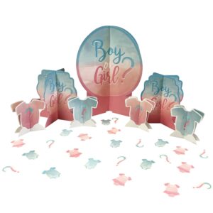 "Boy or Girl - The Big Reveal" - 1 - 27 Piece Centerpiece or 6 Centerpieces/Case