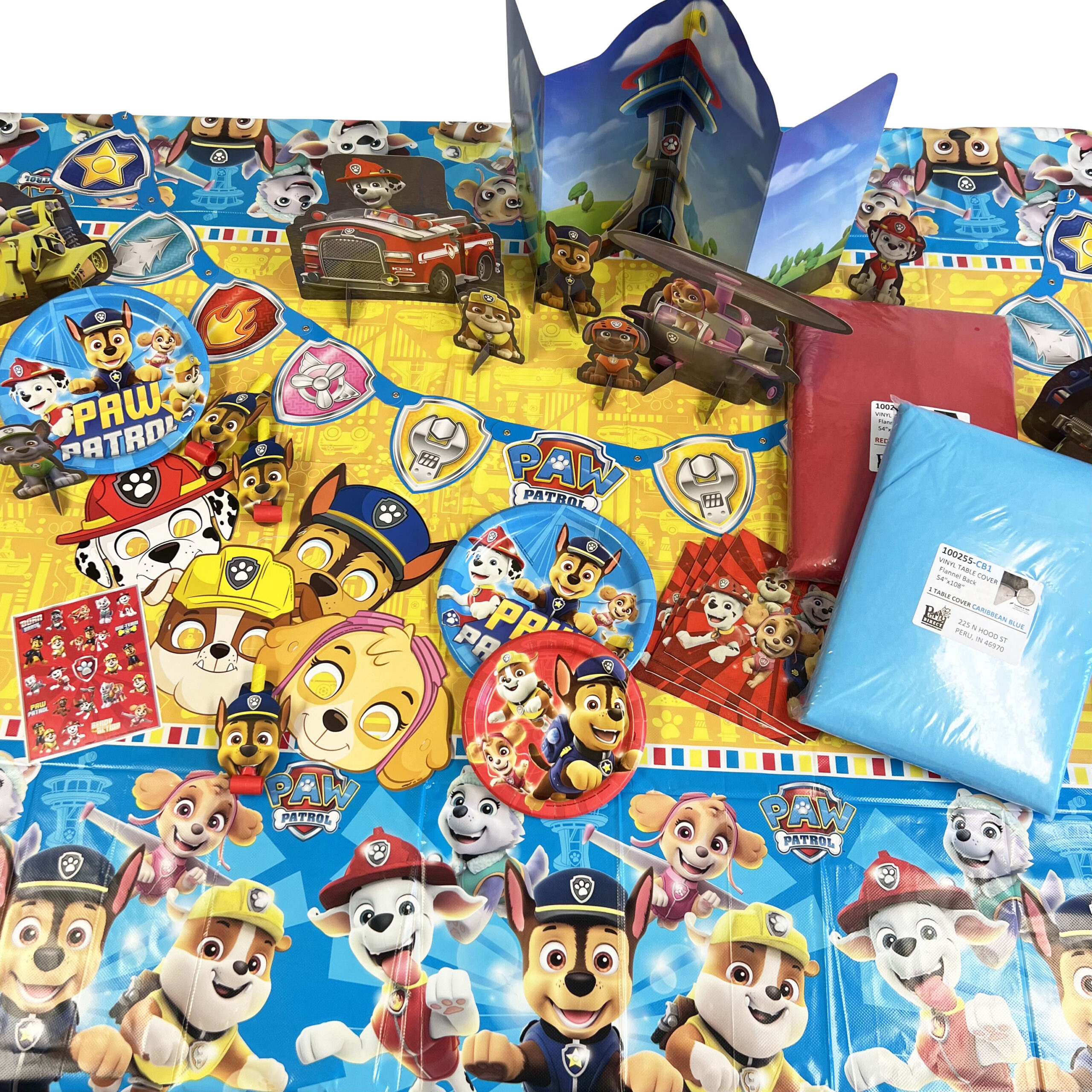 Paw Patrol Party Masks - 8 Masks/Pack or 96 Masks/Case - Image 2