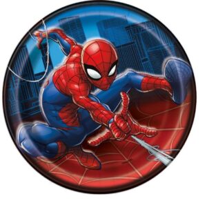 Spiderman 7" Plates - 8 Plates/Pack or 96 Plates/Case