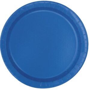 Jumbo Plastic Table Rolls - 1 Roll or 4 Rolls/Case - Royal Blue