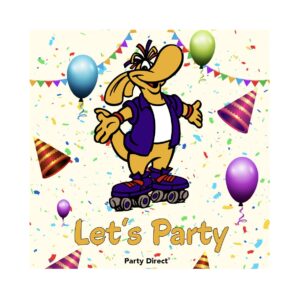 Roller Roo Luncheon Napkins - 50 Napkins/Pack or 1,000 Napkins/Case