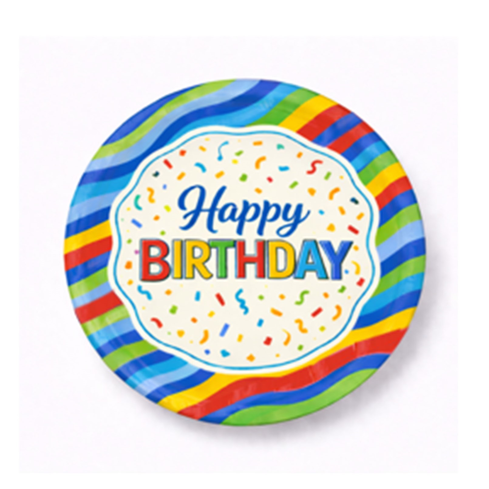 Frosted Frenzy 9" Plate - 50 Plates/Pack or 500 Plates/Case