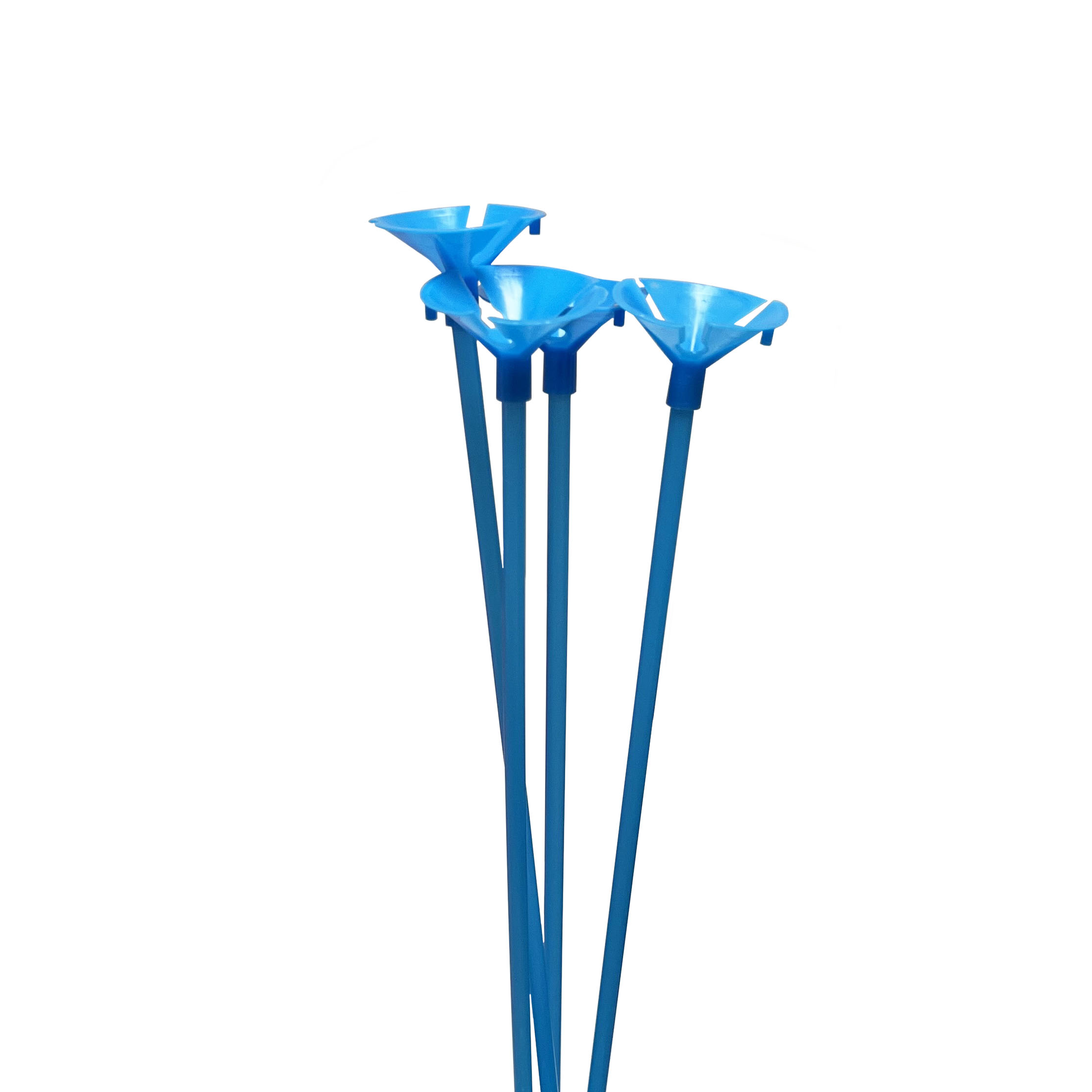 12" Balloon Sticks & Clips - 1 Each or 50pcs/Case - Image 2