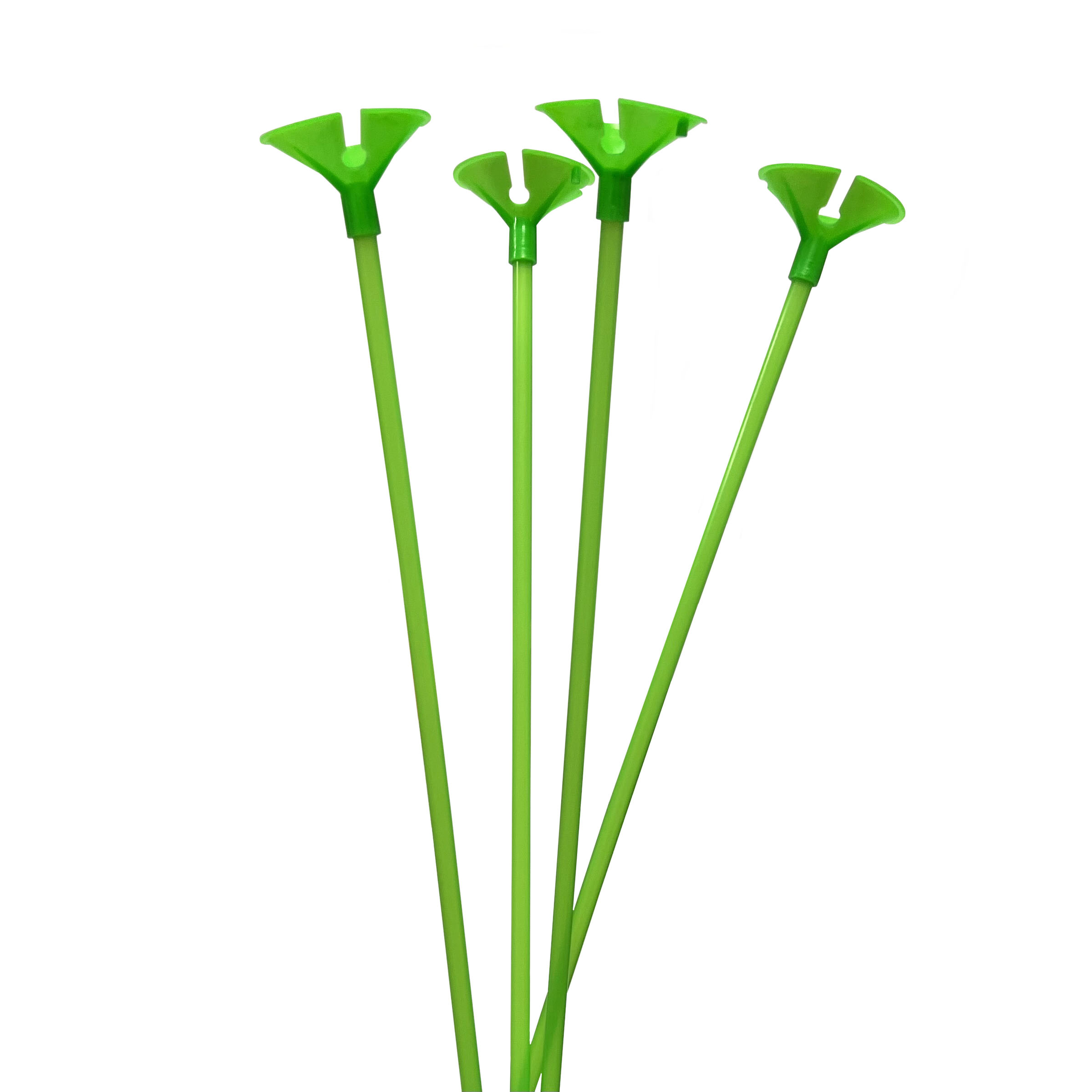 12" Balloon Sticks & Clips - 1 Each or 50pcs/Case - Image 3