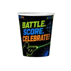 Tag Party 9oz Cups - 50 Cups/Pack or 500 Cups/Case
