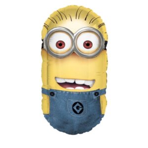 Minion, 26.5" Character-Shaped Balloon - 1 Balloon or 12 Balloons/Case